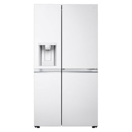 LG Door-in-Door™ ThinQ™ Side by Side 611L Refrigerator, UVnano™, LINEARCooling™, ThinQ™ in White color