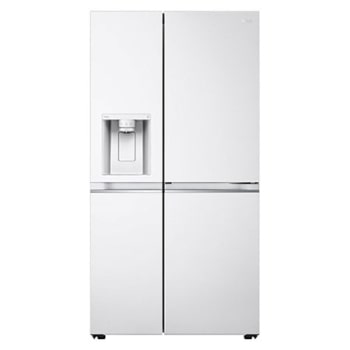 LG Door-in-Door™ ThinQ™ Side by Side 611L Refrigerator, UVnano™, LINEARCooling™, ThinQ™ in White color