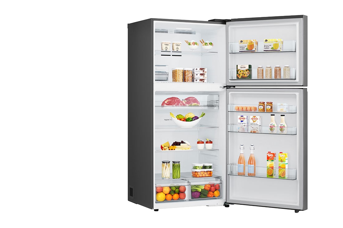 LG Top Mount Freezer 656LGross Capacity Refrigerator,  LINEARCooling™, ThinQ™. Platinum Silver, Right Side view2, GRF-862BVLB, thumbnail 13