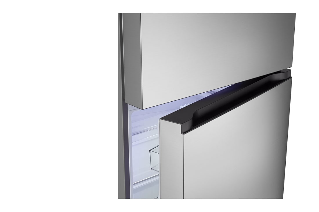 LG Top Mount Freezer 656LGross Capacity Refrigerator,  LINEARCooling™, ThinQ™. Platinum Silver, Door Handle, GRF-862BVLB, thumbnail 8