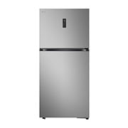LG Top Mount Freezer 656LGross Capacity Refrigerator,  LINEARCooling™, ThinQ™. Platinum Silver, Front view, GRF-862BVLB, thumbnail 1