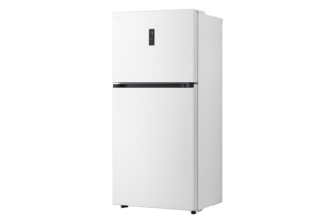 LG Top Mount Freezer 656LGross Capacity Refrigerator,  LINEARCooling™, ThinQ™.Essence White  , right view, GRF-862BVWB, thumbnail 12