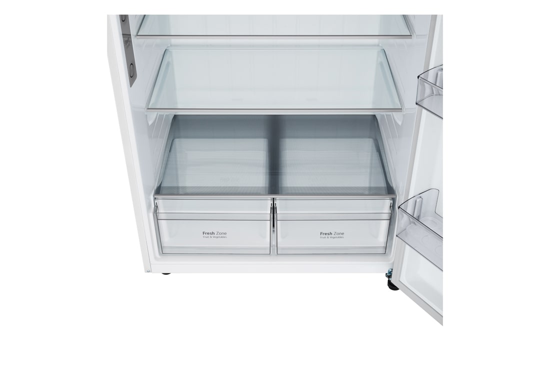 LG Top Mount Freezer 656LGross Capacity Refrigerator,  LINEARCooling™, ThinQ™.Essence White  , Top view, GRF-862BVWB, thumbnail 3