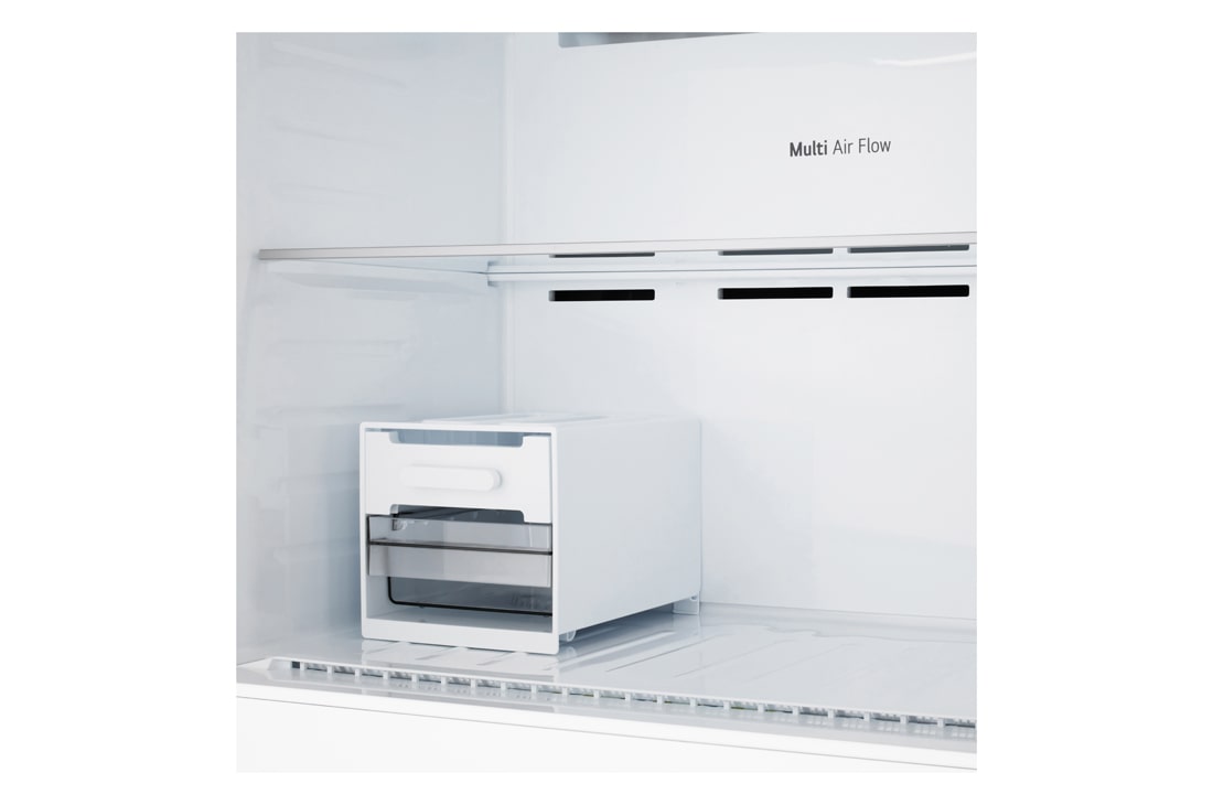 LG Top Mount Freezer 656LGross Capacity Refrigerator,  LINEARCooling™, ThinQ™.Essence White  , Top view, GRF-862BVWB, thumbnail 8