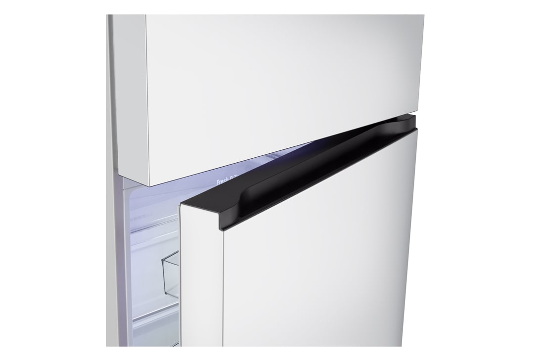 LG Top Mount Freezer 656LGross Capacity Refrigerator,  LINEARCooling™, ThinQ™.Essence White  , Front open with food, GRF-862BVWB, thumbnail 9