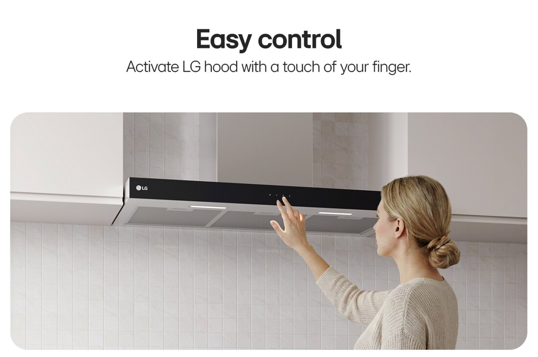 LG 90cm Built-In Hood with Touch Control Panel and Boost Extraction Function, 90cm Built-In Hood, HC5D3625S, thumbnail 6