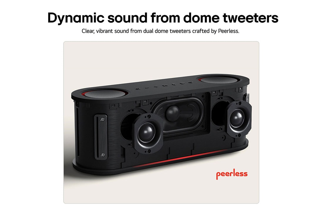 LG xboom Bounce by will.i.am, USP card: Dual dome tweeters, BOUNCE, thumbnail 11