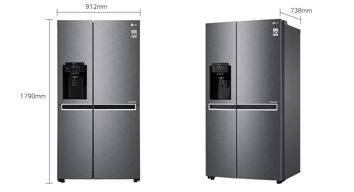 Side by Side Refrigerators GCL267PXL LG Levant