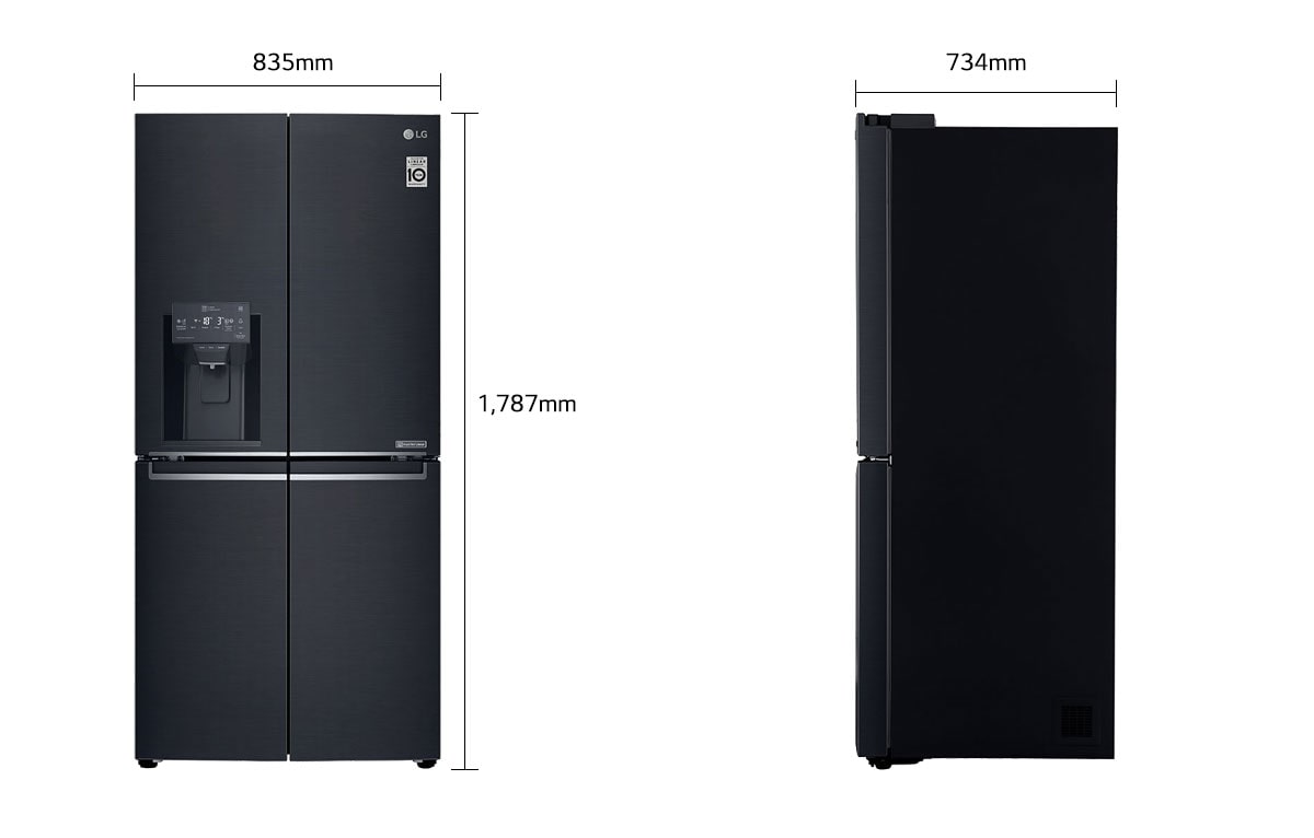 how tall is a normal fridge