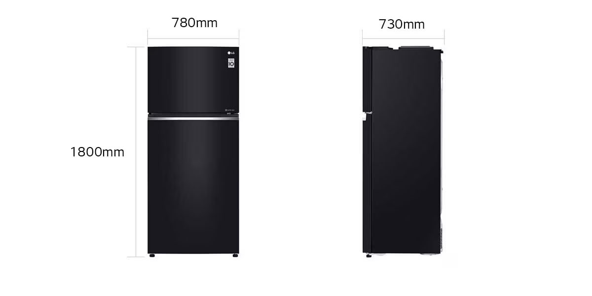Top Freezer Refrigerators GNB762HGI LG Levant