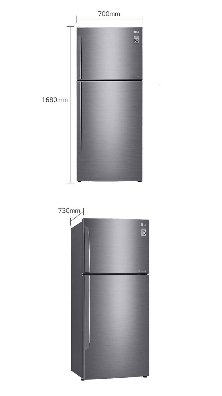 what is a standard size refrigerator