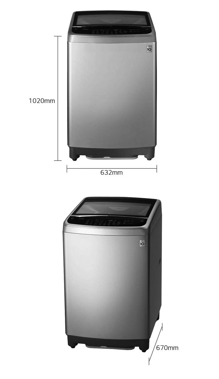 Top Loader Washing Machines T1966NEFT7 LG Levant