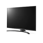 LG UHD 4K TV 65 Inch UN74 Series, 4K Active HDR WebOS Smart ThinQ AI, 30 degree side view, 65UN7440PVA, thumbnail 4