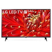 LG LED Smart TV 43 inch LM6370 Series Full HD HDR Smart LED TV, front view with infill image, 43LM6370PVA, thumbnail 1