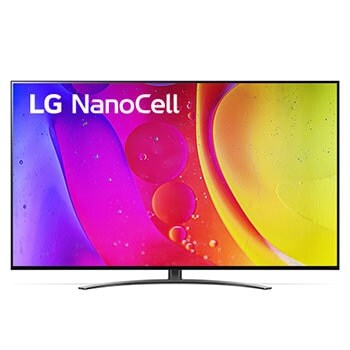 A front view of the LG NanoCell TV1