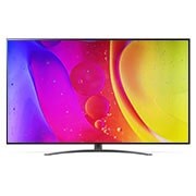 LG NanoCell TV 50 Inch NANO84 Series, Cinema Screen Design 4K Active HDR webOS Smart ThinQ AI Local Dimming, front view with infill image, 50NANO846QA, thumbnail 2