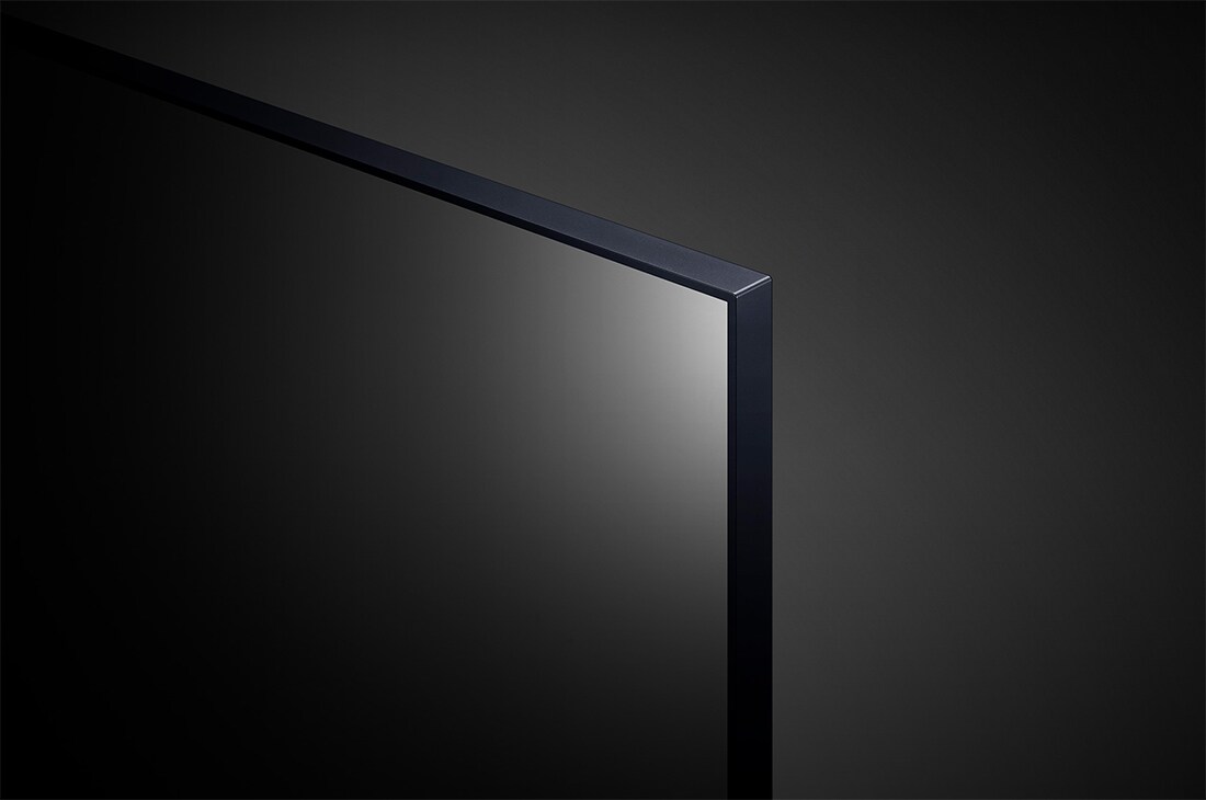 LG NanoCell TV 75 Inch NANO79 Series, Cinema Screen Design 4K Active HDR webOS Smart ThinQ AI, close-up view of panel, 75NANO796QA, thumbnail 6