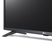 LG 32'' LQ630 HD Smart TV WebOS ThinQ AI, close-up view of Stand, 32LQ630B6LB, thumbnail 6