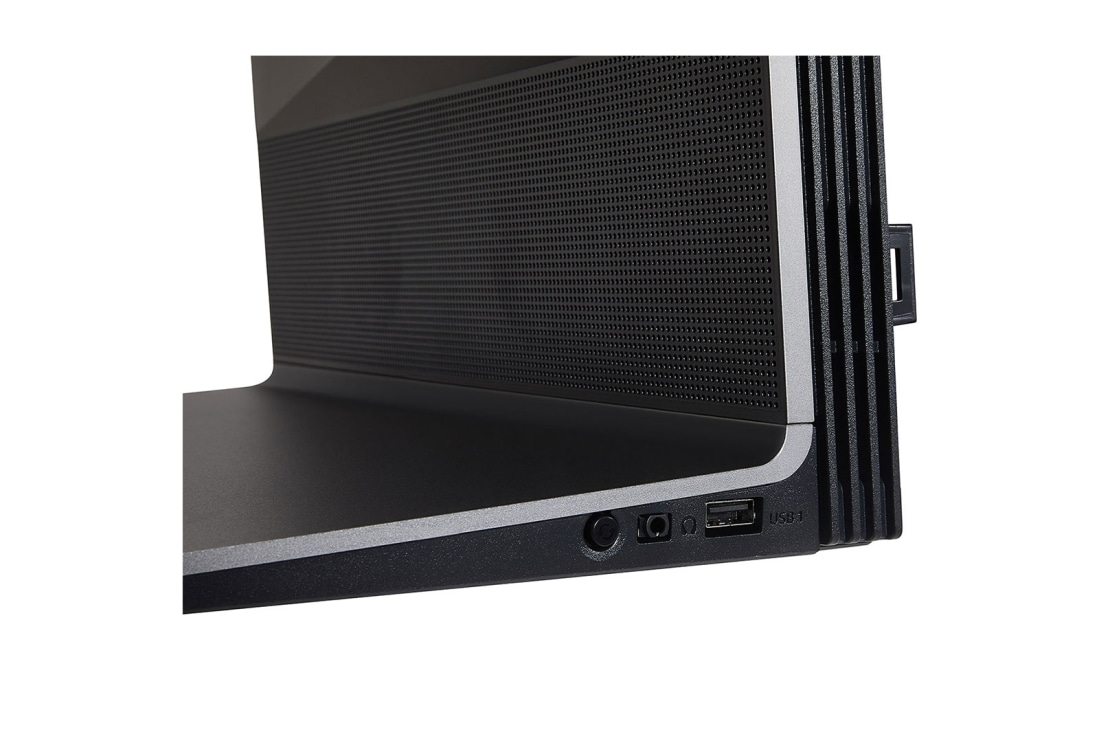 LG OLED Flex 42 Inch 4K TV Smart TV, bendable flexible screen design, SAR display, a9 Gen5 AI processor., Close-up of Flex's connectivity ports. , 42LX3Q6LA, thumbnail 11
