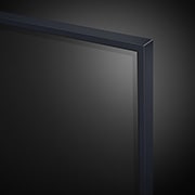 LG,  Colour Technology QNED TV, 65 inch QNED81R series, WebOS Smart AI ThinQ, Magic Remote, 3 side cinema, HDR10, HLG, AI Picture Pro, AI Sound Pro (5.1.2ch), 1 pole stand, 2023 New, close-up view of bezel, 65QNED816RA, thumbnail 6