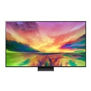 LG, Colour Technology QNED TV, 86 inch QNED81R series, WebOS Smart AI ThinQ, Magic Remote, 3 side cinema, HDR10, HLG, AI Picture Pro, AI Sound Pro (5.1.2ch), 1 pole stand, 2023 New, front view with infill image, 86QNED816RA, thumbnail 2