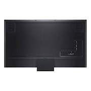 LG, Colour Technology QNED TV, 86 inch QNED81R series, WebOS Smart AI ThinQ, Magic Remote, 3 side cinema, HDR10, HLG, AI Picture Pro, AI Sound Pro (5.1.2ch), 1 pole stand, 2023 New, rear view, 86QNED816RA, thumbnail 5