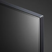 LG, Colour Technology QNED TV, 86 inch QNED81R series, WebOS Smart AI ThinQ, Magic Remote, 3 side cinema, HDR10, HLG, AI Picture Pro, AI Sound Pro (5.1.2ch), 1 pole stand, 2023 New, close-up view of bezel, 86QNED816RA, thumbnail 6