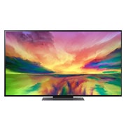 LG,  Colour Technology QNED TV, 55 inch QNED81R series, WebOS Smart AI ThinQ, Magic Remote, 3 side cinema, HDR10, HLG, AI Picture Pro, AI Sound Pro (5.1.2ch), 1 pole stand, 2023 New, front view with infill image, 55QNED816RA, thumbnail 2