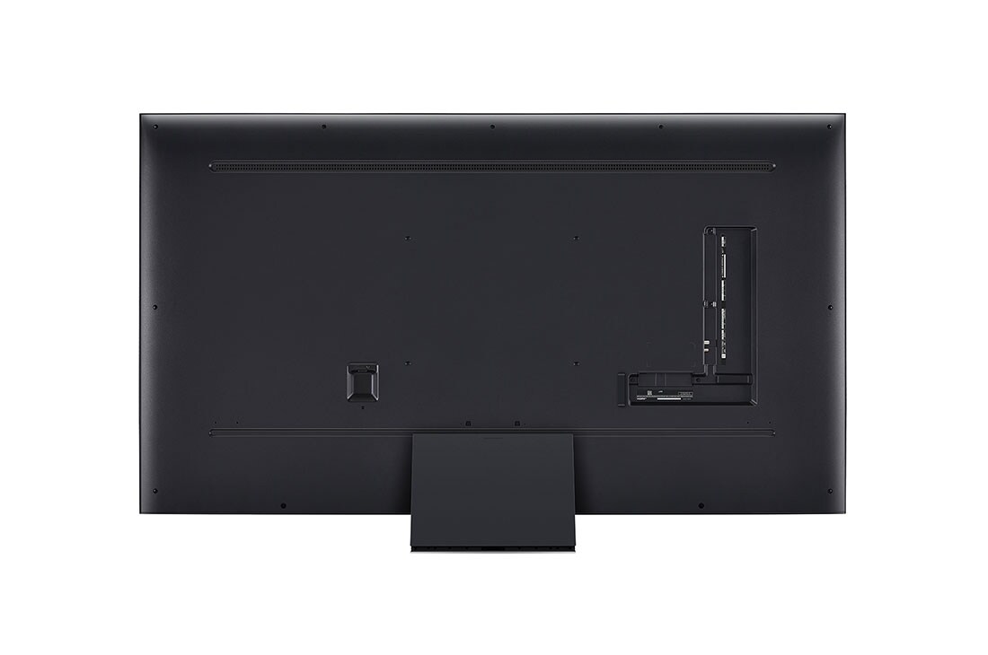 LG, Colour Technology QNED TV, 75 inch QNED81R series, WebOS Smart AI ThinQ, Magic Remote, 3 side cinema, HDR10, HLG, AI Picture Pro, AI Sound Pro (5.1.2ch), 1 pole stand, 2023 New, rear view, 75QNED816RA, thumbnail 5