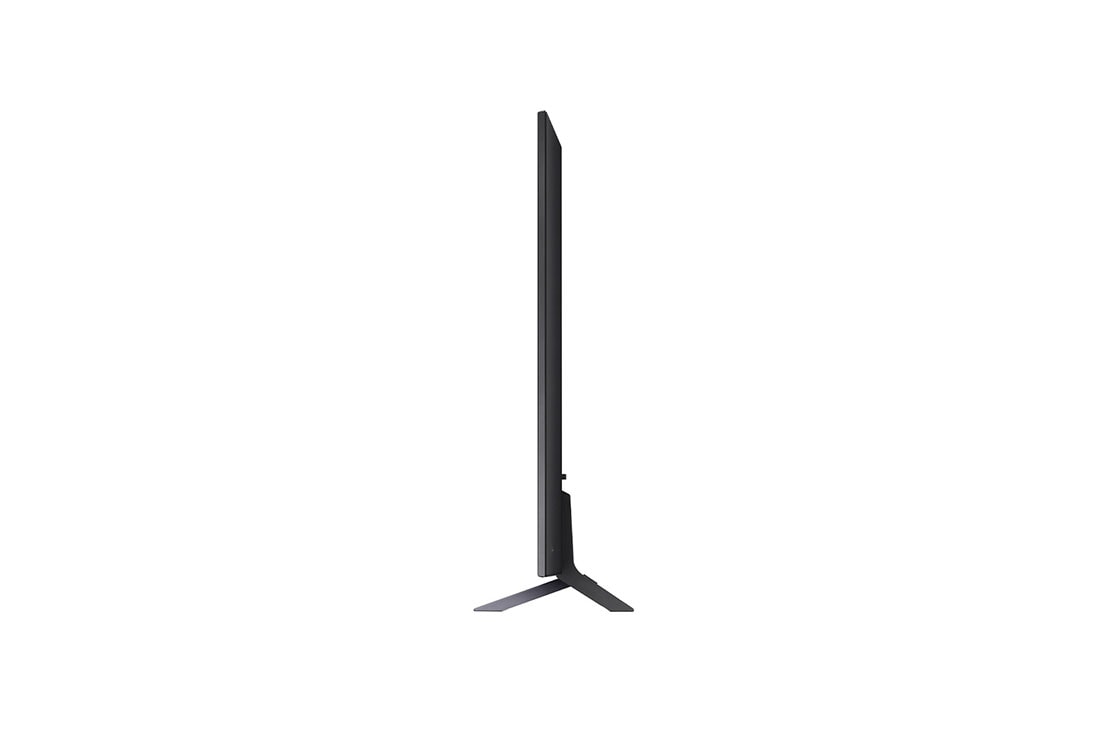 LG, Colour Technology QNED TV, 75 inch QNED75R series, WebOS Smart AI ThinQ, Magic Remote, 3 side cinema, HDR10, HLG   , AI Sound Pro (5.1.2ch), 2 Pole stand, 2023 New, 90 degree side view, 75QNED756RB, thumbnail 4