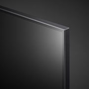 LG, Colour Technology QNED TV, 75 inch QNED75R series, WebOS Smart AI ThinQ, Magic Remote, 3 side cinema, HDR10, HLG   , AI Sound Pro (5.1.2ch), 2 Pole stand, 2023 New, close-up view of bezel, 75QNED756RB, thumbnail 6