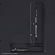 LG 55 Inch LG QNED AI QNED80T 4K Smart TV AI Magic remote HDR10 webOS24 - 55QNED80T6B (2024), Port view, 55QNED80T6B, thumbnail 6