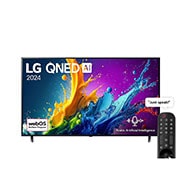 LG 55 Inch LG QNED AI QNED80T 4K Smart TV AI Magic remote HDR10 webOS24 - 55QNED80T6B (2024), 55QNED80T6B, thumbnail 1