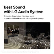 LG 77 Inch LG OLED evo AI C4 4K Smart TV AI Magic remote Dolby Vision webOS24 - OLED77C46LA (2024), best sound, OLED77C46LA, thumbnail 13