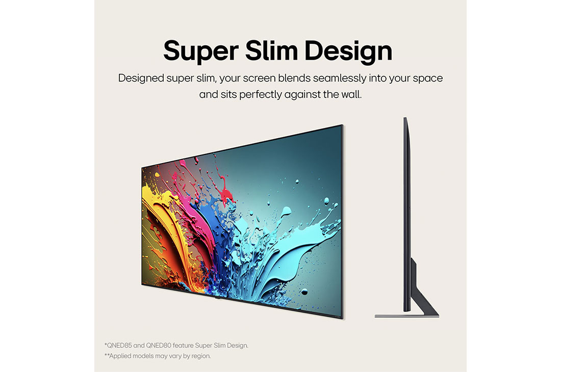 LG 55 Inch LG QNED AI QNED86 4K Smart TV AI Magic remote HDR10 webOS24 - 55QNED86T6A (2024), Super slim, 55QNED86T6A, thumbnail 14