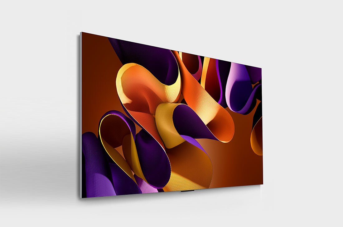 LG 77 Inch LG OLED evo AI G4 4K Smart TV AI Magic remote Dolby Vision webOS24 - OLED77G46LA (2024), Slightly-angled left-facing side view of LG OLED evo TV, OLED G4, OLED77G46LA, thumbnail 2