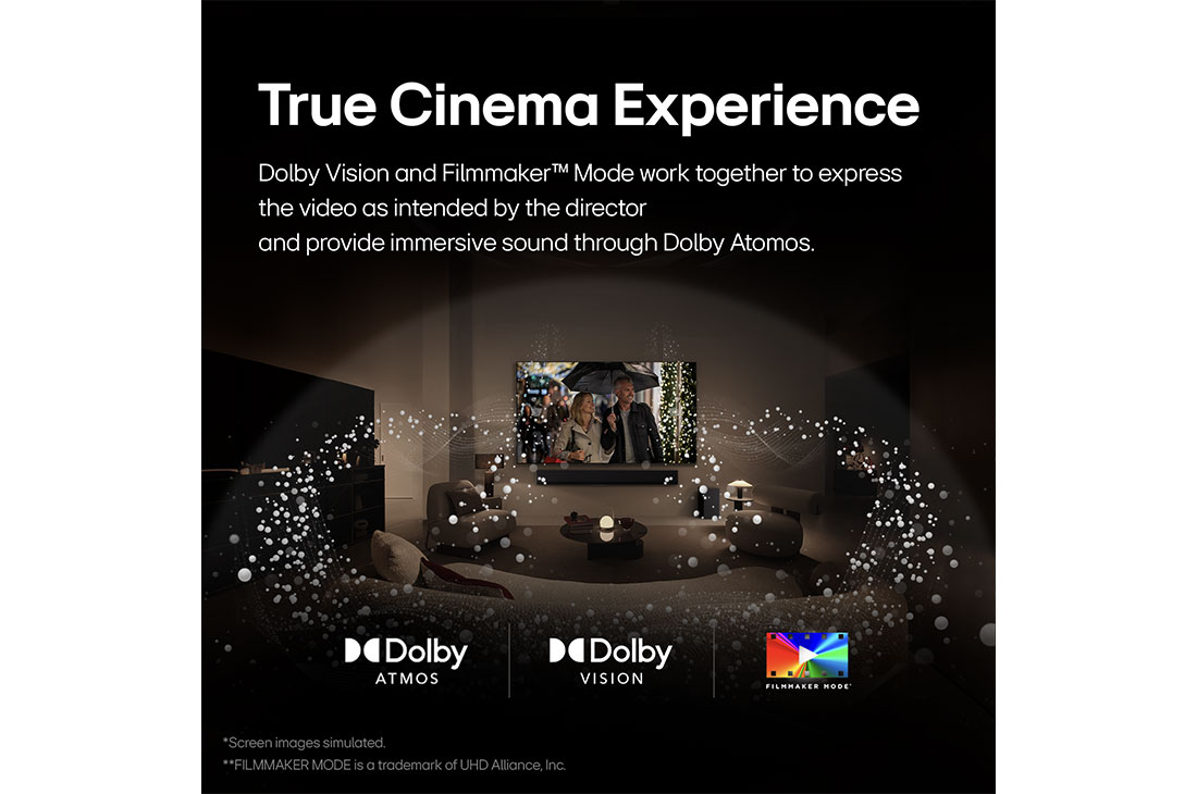 LG 77 Inch LG OLED evo AI G4 4K Smart TV AI Magic remote Dolby Vision webOS24 - OLED77G46LA (2024), life style Cinema, OLED77G46LA, thumbnail 11