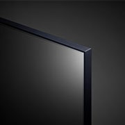 LG 86 Inch LG UHD AI UT80 4K Smart TV AI Magic remote HDR10 webOS24 - 86UT80006LA (2024), Close-up of the top edge of LG UHD TV, , 86UT80006LA, thumbnail 6