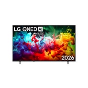 LG 75&nbsp;inch LG QNED AI Mini LED QNED70 4K Smart TV 2026, The front view of LG QNED AI QNED70 Mini LED, released in 2026, fills the screen with vivid, fluid splashes of multicolored motion, as finely layered colors disperse smoothly across the display., 75QNED70B6T, thumbnail 1