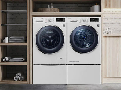 place washer and dryer side by side