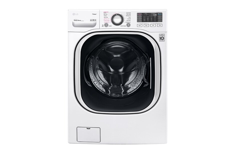 Lg Electronics 4 5 Cu Ft High Efficiency Ultra Large Smart Front Load Washer With Coldwash Technology Wi Fi Enabled In White Wm3500cw The Home Depot