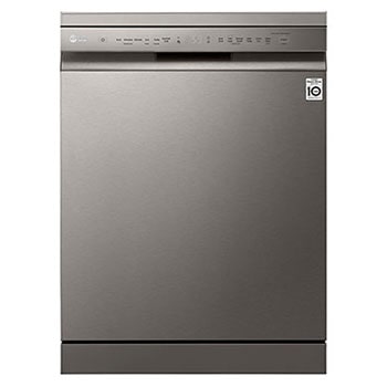 LG QuadWash™ Dishwasher, 14 Place Settings, EasyRack™ Plus, Inverter Direct Drive, ThinQ, Platinum Silver color 1