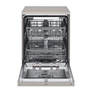 LG QuadWash™ Steam Dishwasher, 14 Place Settings, EasyRack™ Plus, Inverter Direct Drive, ThinQ, Platinum Silver color , DFB425FP, thumbnail 2