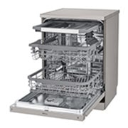 LG QuadWash™ Steam Dishwasher, 14 Place Settings, EasyRack™ Plus, Inverter Direct Drive, ThinQ, Platinum Silver color , DFB425FP, thumbnail 7