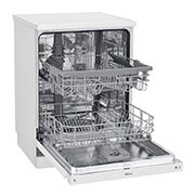 LG QuadWash™ Steam Dishwasher, 14 Place Settings, EasyRack™ Plus, Inverter Direct Drive, ThinQ, White color, DFB425FW, thumbnail 4