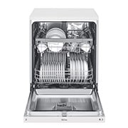 LG QuadWash™ Dishwasher, 14 Place Settings, EasyRack™ Plus, Inverter Direct Drive, ThinQ,    White color, DFB512FW, thumbnail 3