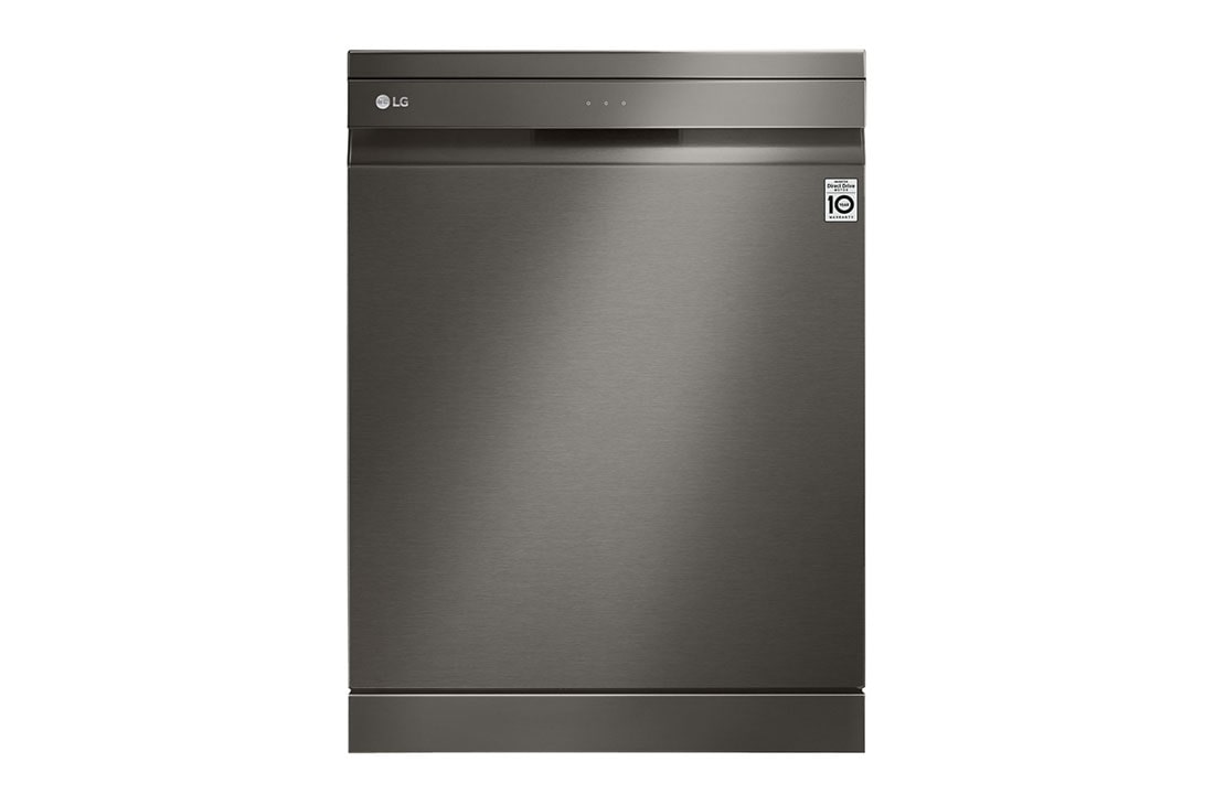 LG QuadWash™ Steam Dishwasher, 14 Place Settings, EasyRack™ Plus, Inverter Direct Drive, ThinQ, Black Stainless color, DFB325HD