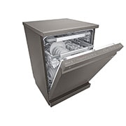 LG QuadWash™ Steam Dishwasher, 14 Place Settings, EasyRack™ Plus, Inverter Direct Drive, ThinQ, Black Stainless color, DFB325HD, thumbnail 6