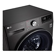 LG 10.5/7kg Front Load Washer & Dryer, AI DD™, TurboWash™360˚, Black Steel Color, WDV9142BRP, thumbnail 4