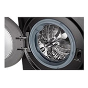 LG 10.5/7kg Front Load Washer & Dryer, AI DD™, TurboWash™360˚, Black Steel Color, WDV9142BRP, thumbnail 5